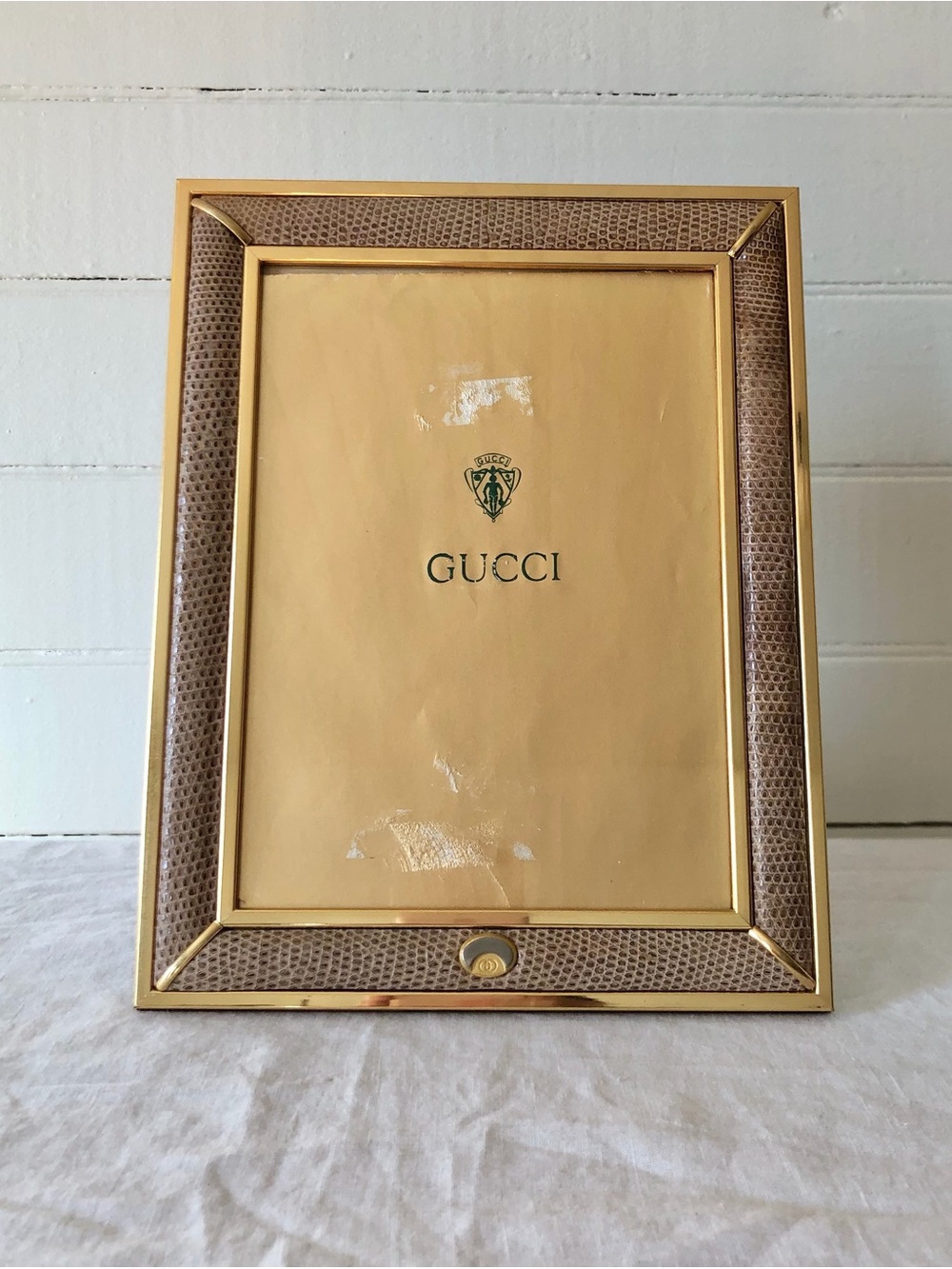 Gucci Gold Plated Picture Frame